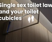 Single Sex Toilet Cubicles