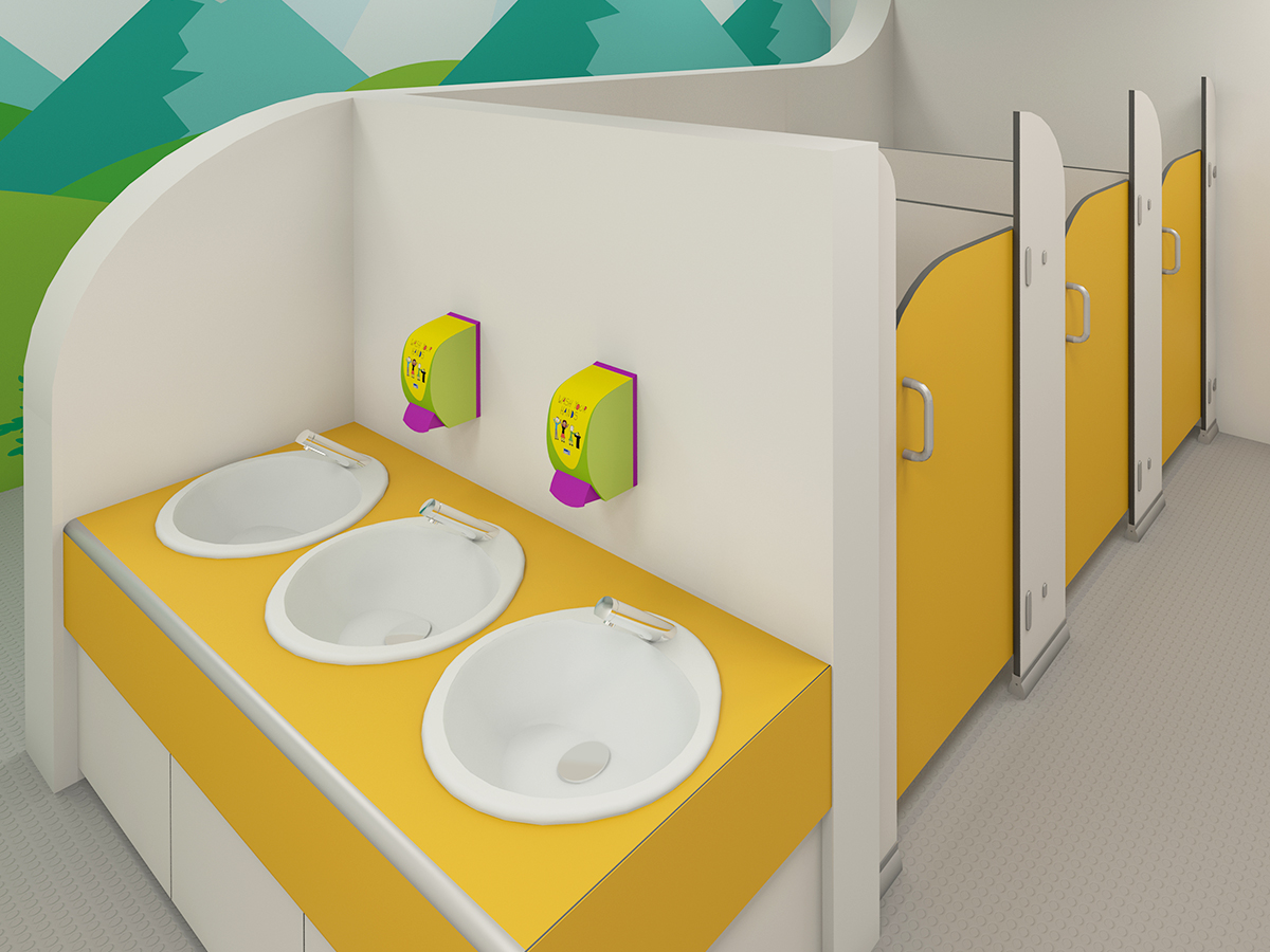Sydney CGL Children's Toilet Cubicles from Cubicle Centre